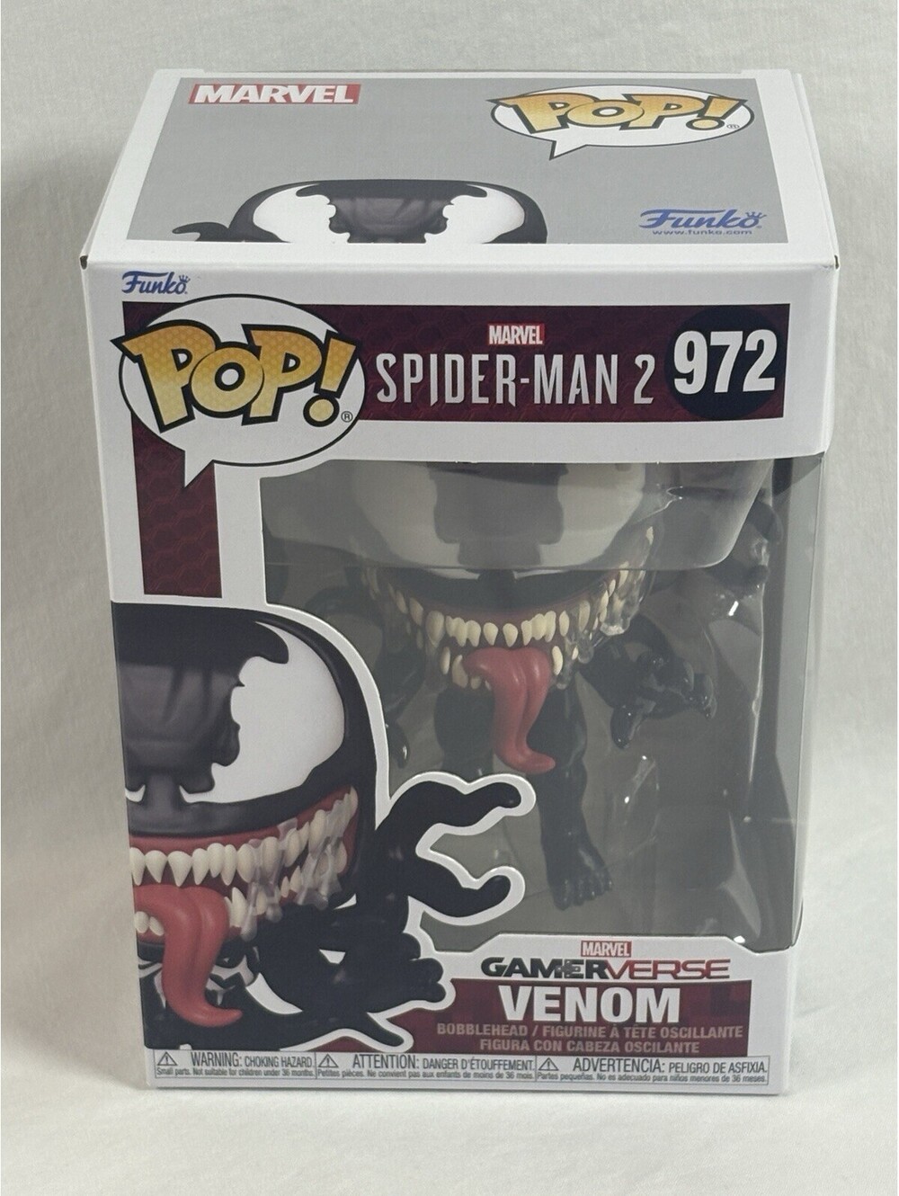 Venom POP Vinyl Figure #972 Funko Spider-Man 2 Gamer Verse